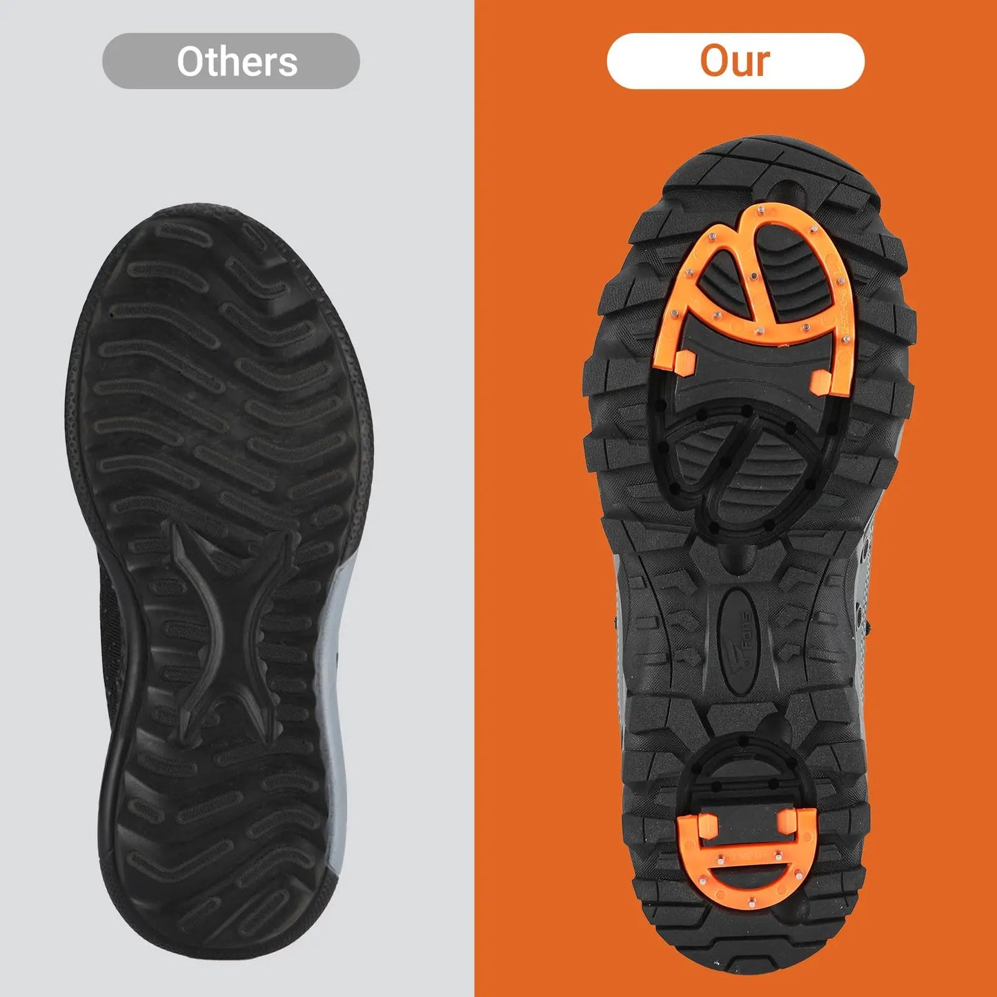 8Fans Wading Boots with Terrain Grip Outsole, Lightweight Wading Shoes,Fishing Boot