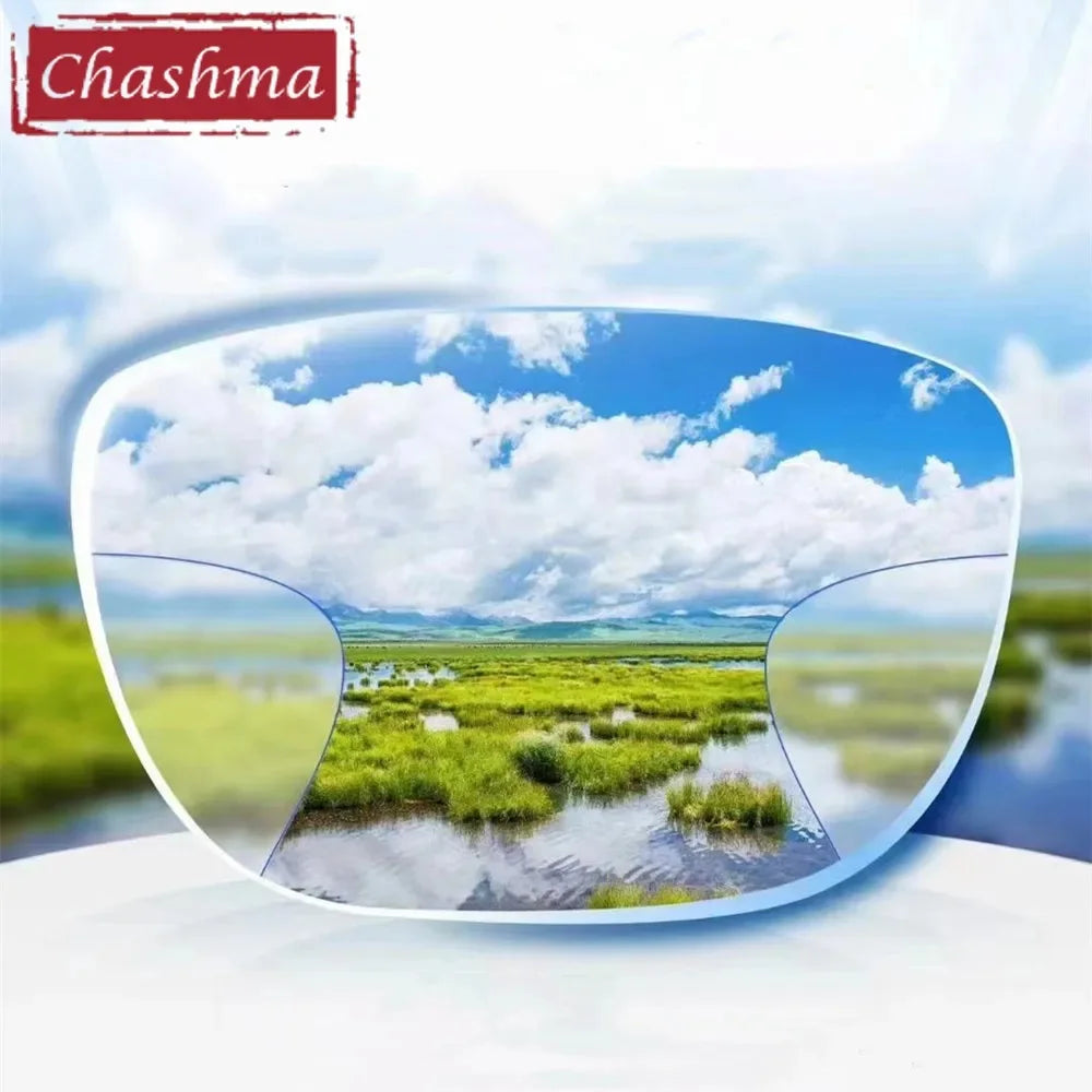 Widest Digital Anti Blue Ray Progressive Photochromic Lenses Free Form Wide Field Chameleon Lens Dark Sunglasses Close and Far