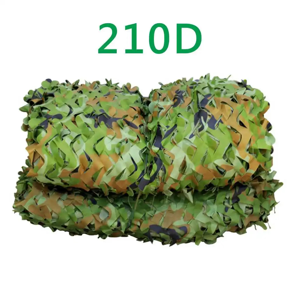Military Camouflage Net 3D Camo Privacy Protection Hunting CS Fishing Net Outdoor Camping Awning Garden Car Cover Bar Decoration