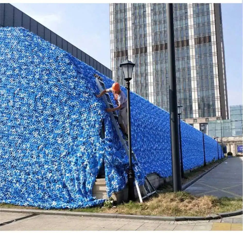 Military Camouflage Net 3D Camo Privacy Protection Hunting CS Fishing Net Outdoor Camping Awning Garden Car Cover Bar Decoration