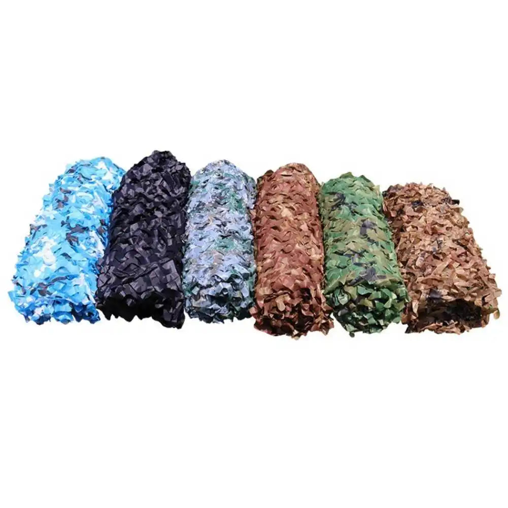 Military Camouflage Net 3D Camo Privacy Protection Hunting CS Fishing Net Outdoor Camping Awning Garden Car Cover Bar Decoration