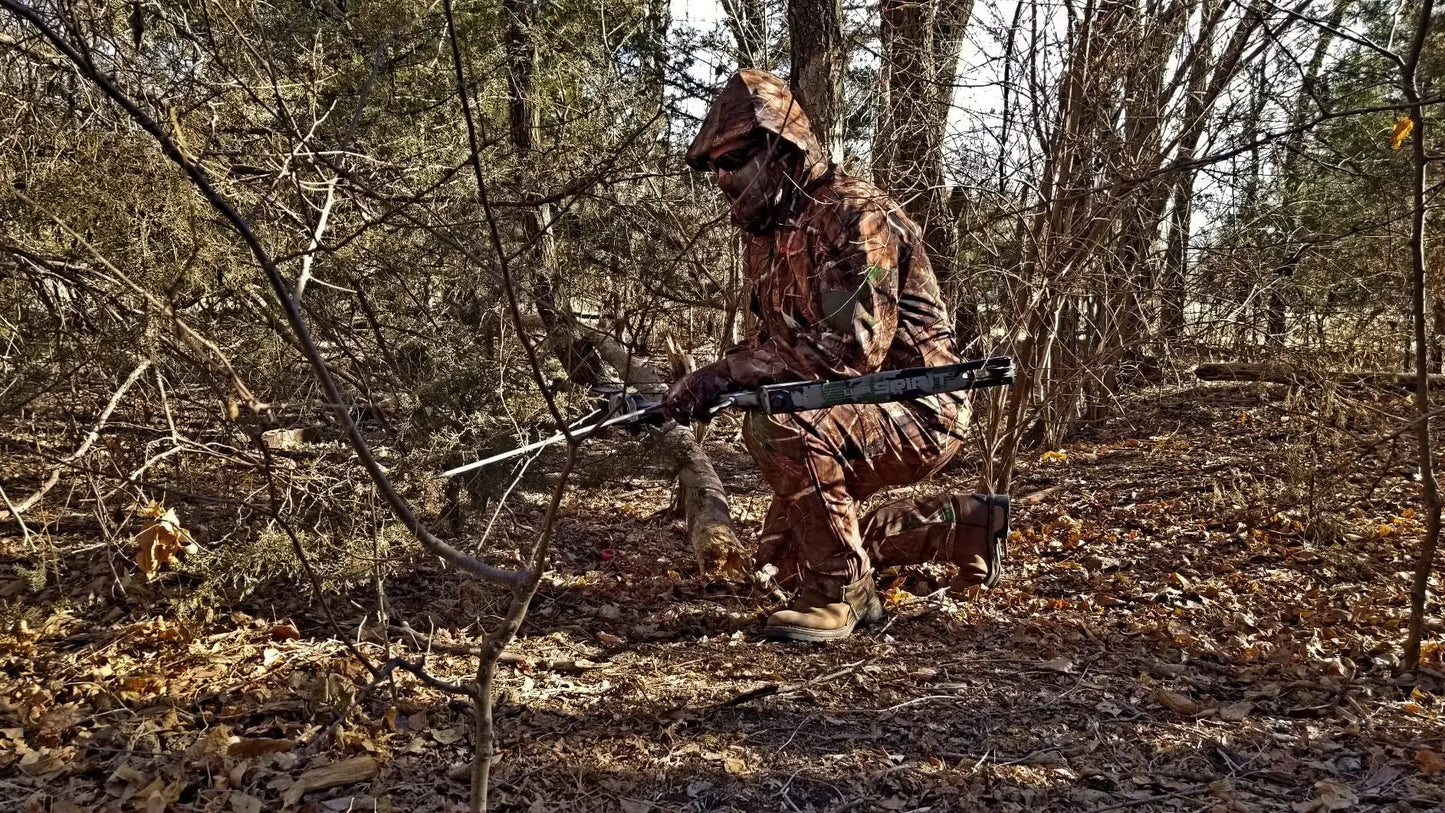 NEW VIEW Camo Hunting Clothes for Men, Quiet Warm Fleece Lining, Cold Weather Deer Hunting Jacket and Pants with Face Mask
