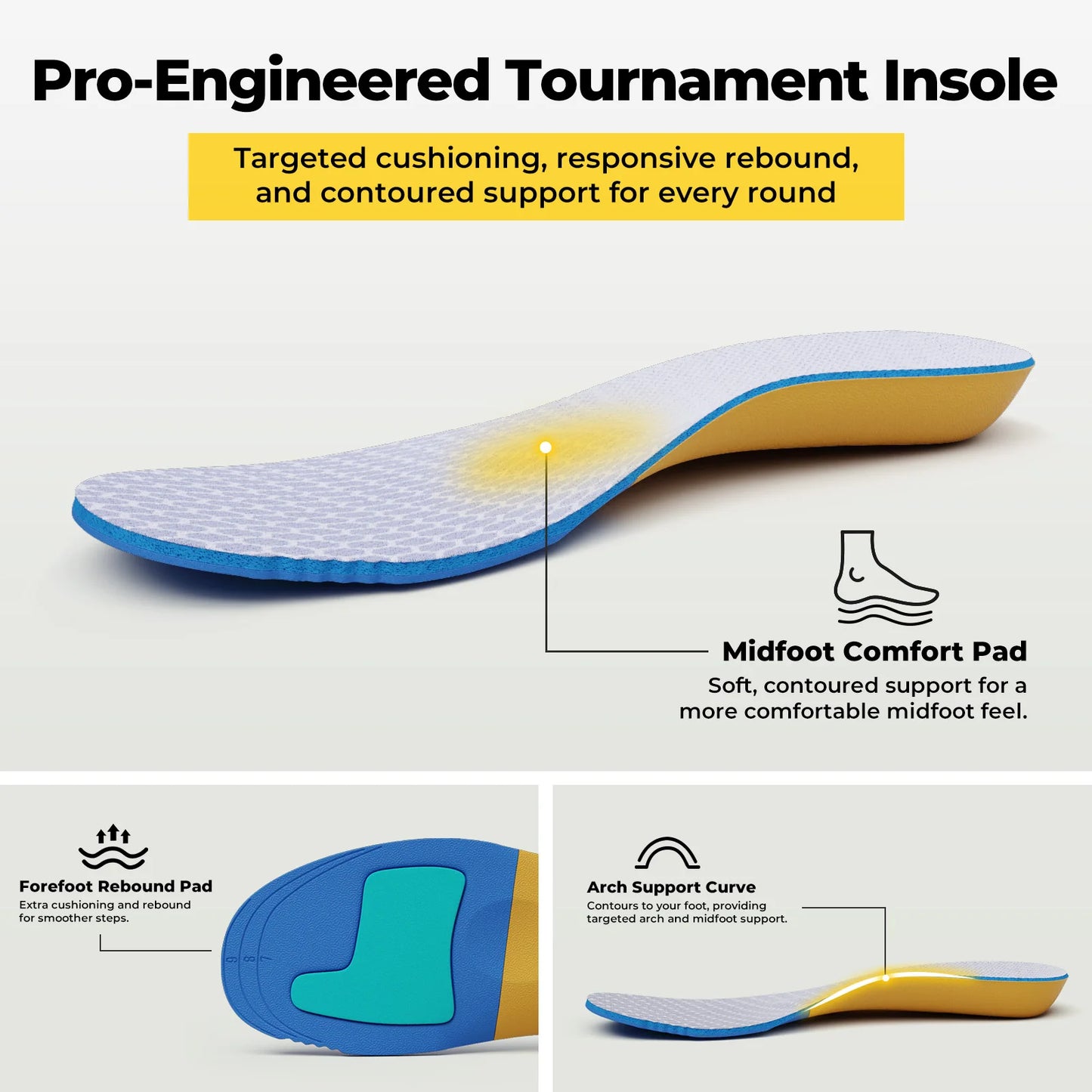 FitVille Men's Golf Shoes Professional Wide Spikeless Golfing Shoes for Men Wear Equipment Sports Sneakers Water Resistant