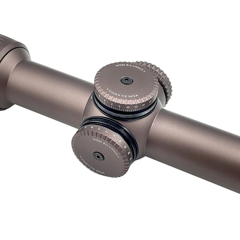 Holy Warrior First Focal Plane Scope Tactical 1-6X24 FFP Riflescope Red Illuminated Wide Field of View For AR 15 .223 5.56