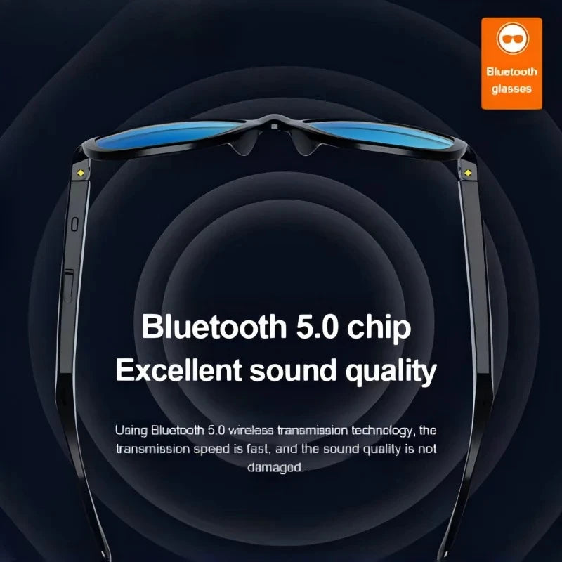 XUKA Wireless Smart Prescription Reading Glasses Men Driving Voice Call Music Play Remote Myopia Hyperopia Polarized Sunglasses