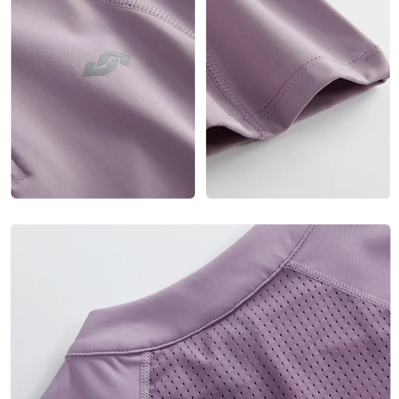 DRUR Golf Wear Women Lightweight Summer Sweatsuit Set Two Pieces Gym Workout Top Shorts Sets Fitness Track Suit Female Yogawear