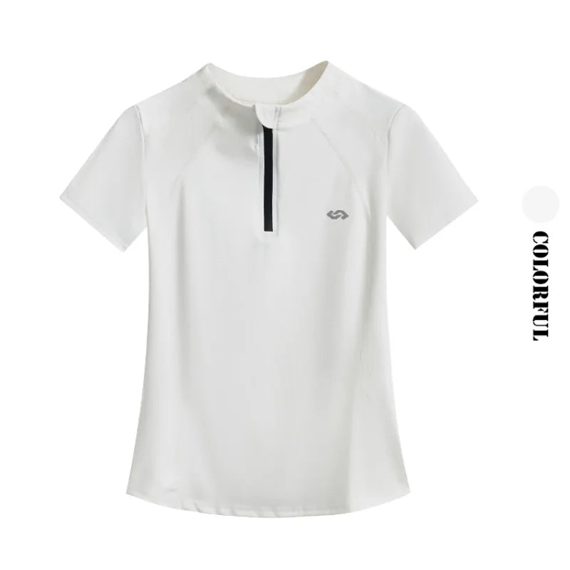 DRUR Golf Wear Women Lightweight Summer Sweatsuit Set Two Pieces Gym Workout Top Shorts Sets Fitness Track Suit Female Yogawear