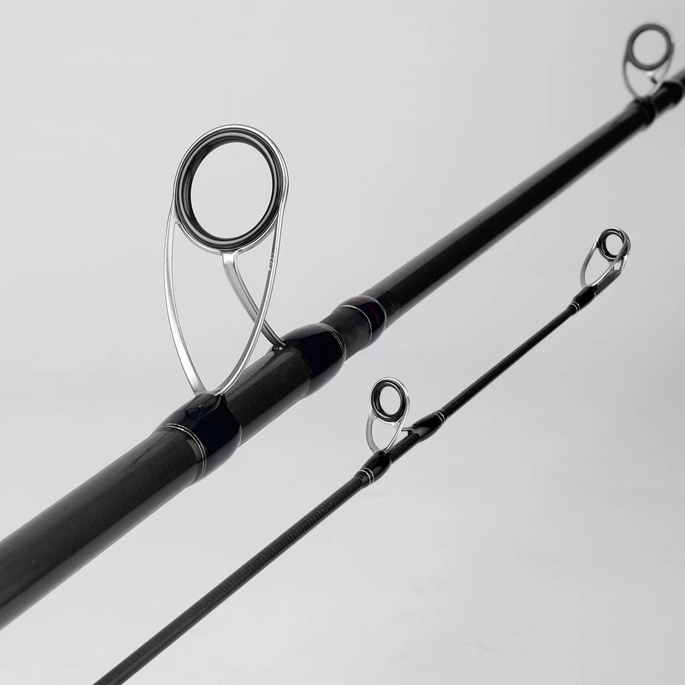 Kingdom 5 Sections Travel Shore Jigging Fishing Rod 2.9m 3.3m Max Jig Lure 100g-120g Fuji Rings Sea Fishing Spinning Rod