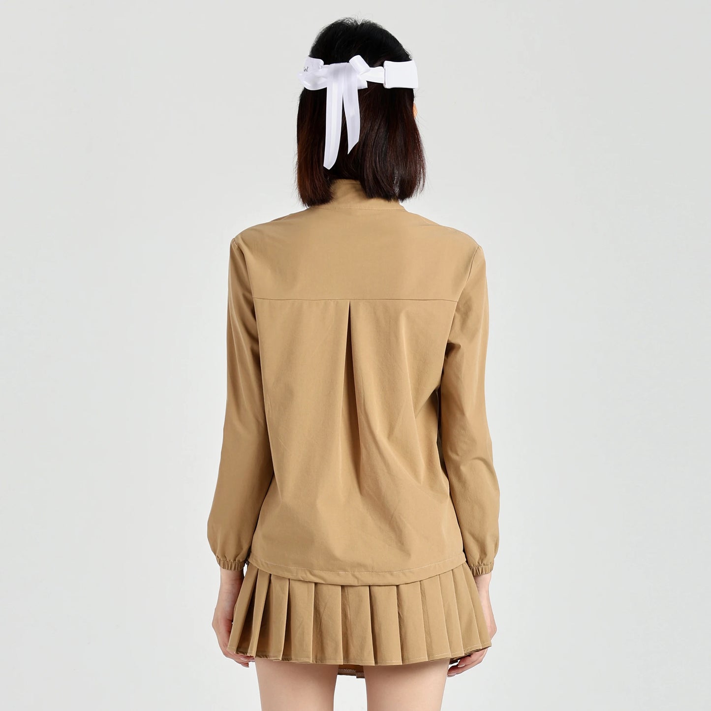 Golf Women's Winter New Long Sleeved Jacket Wrinkle Resistant High-quality Fashionable Short Skirt Outdoor Leisure Sports