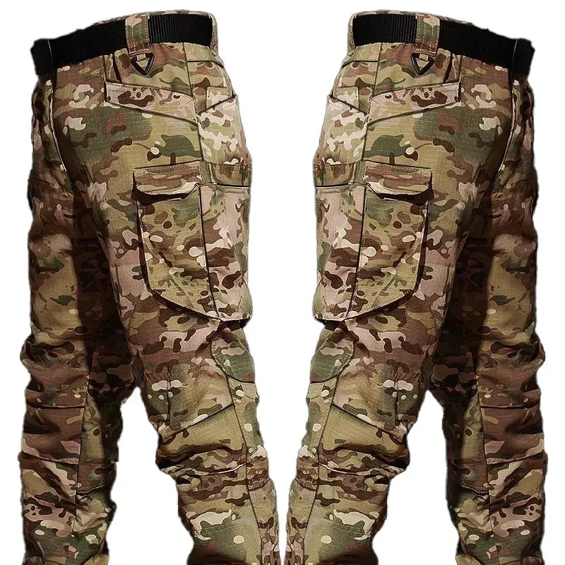 Tactical Shirts Hunting Suit Outdoor Training Durable Breathable Camo Set Waterproof Quick Dry Camping Windproof Combat Shirts