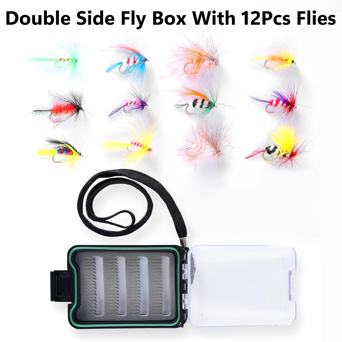 Angler Dream Fly Fishing Rod and Reel Combo Set 3/4 5/6 7/8 WT Rod Combo with Fly Line Fly Lures Full Kit with Bag