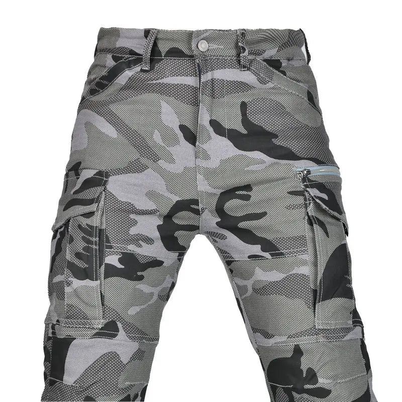 Classic Motorcycle Pants Camo Men's Jeans Motocross Racing Trousers Anti-fall Outdoor Riding Rider Equipment For All seasons