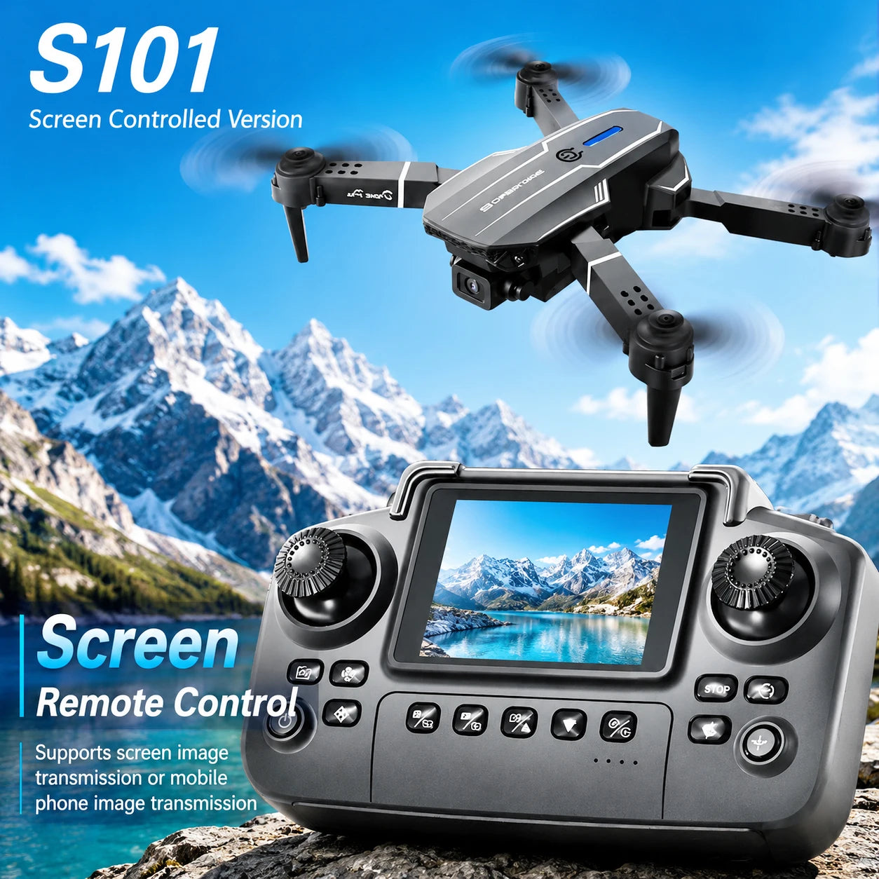 HD Aerial Drone 90° Adjustable Lens Dual Camera Switch Beauty Shooting Gesture Photo Video MV Production Gravity Sensing App Phone Control RC Drone