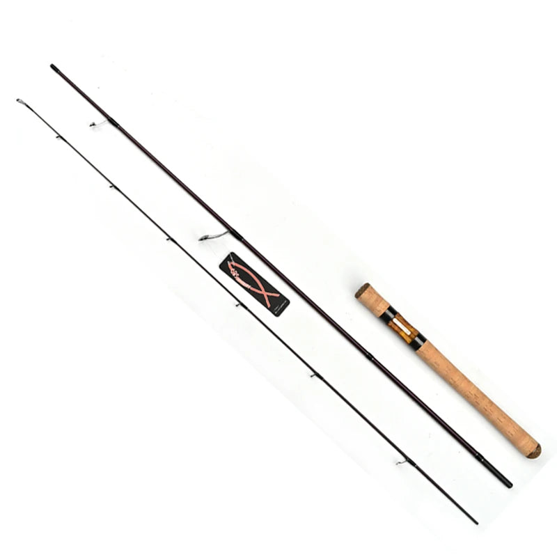 OBSESSION PHANTOM 2 Setions Fresh Water Lake Rock Trout Fishing Rod 1.8m 2.1m 2.25m Solid Tip Spinning Casting Fishing Rod