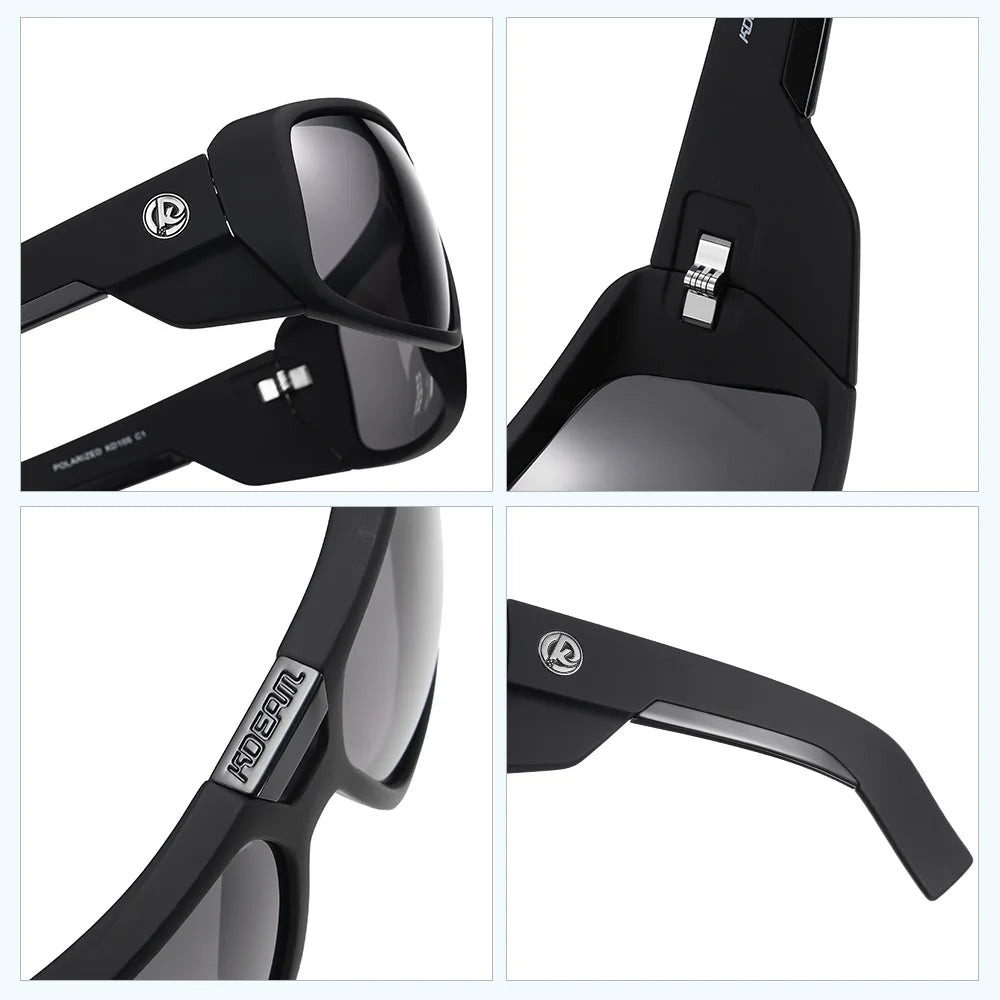 58mm-140mm New Large Frame Windproof Polarized Sunglasses Custom Myopia Astigmatism Prescription Sun Glasses -1.00
