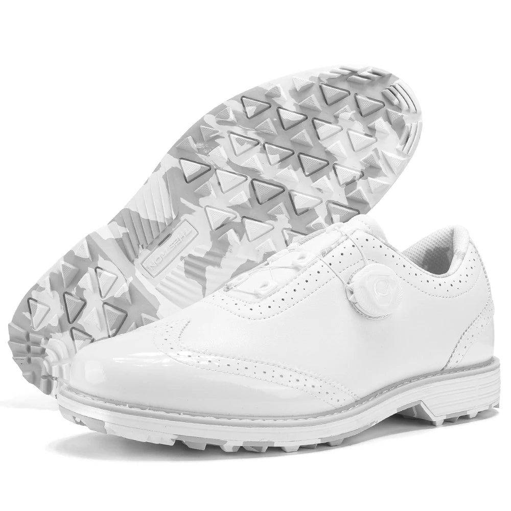 New Men's Golf Shoes Are Easy To Put On And Take Off. Made Of Genuine Leather Material, They Are Non Slip And Casual Sports Shoe