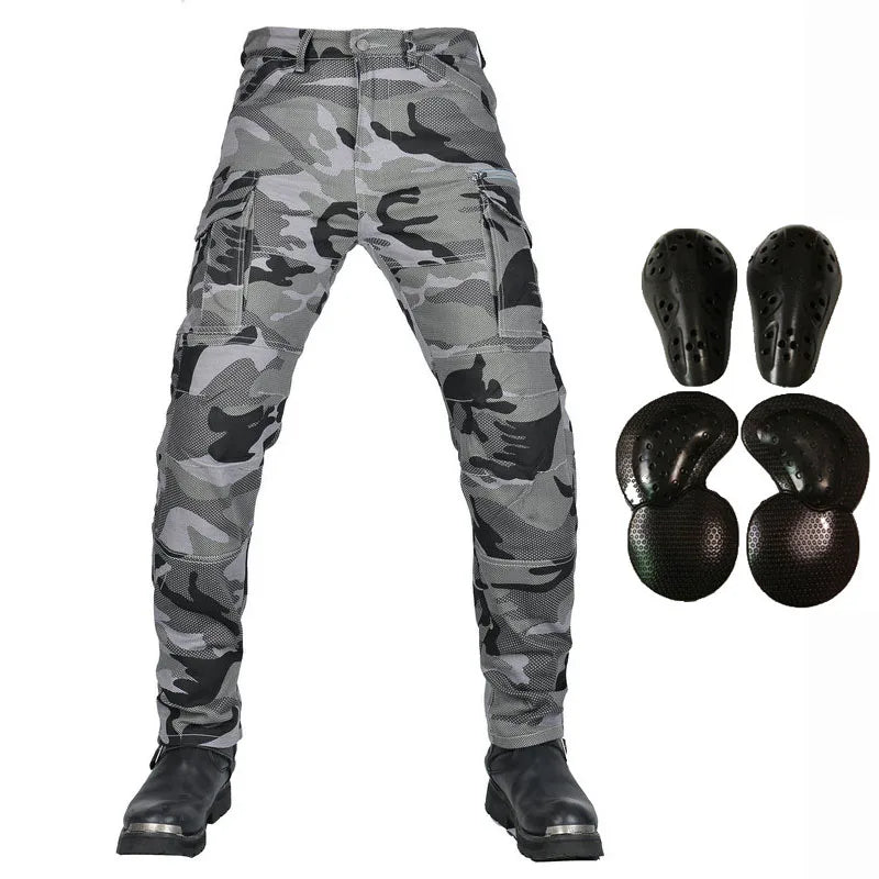 Classic Motorcycle Pants Camo Men's Jeans Motocross Racing Trousers Anti-fall Outdoor Riding Rider Equipment For All seasons